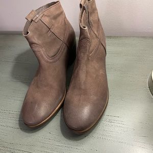 Moon River Chocolate/Leather DIBA True booties. Never worn. Size 10. New in box